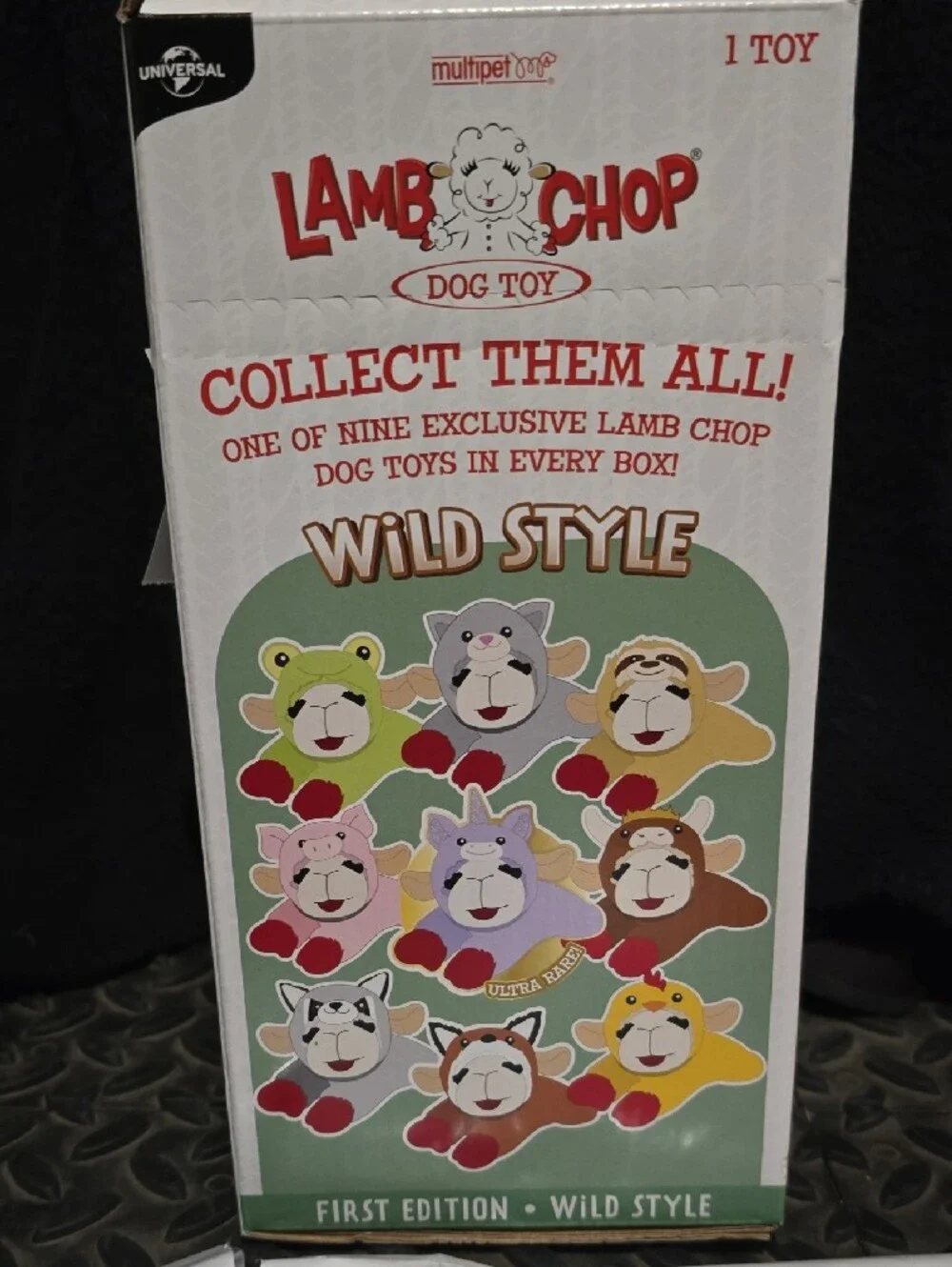Lamb Chop Mystery Box Dog Toy
